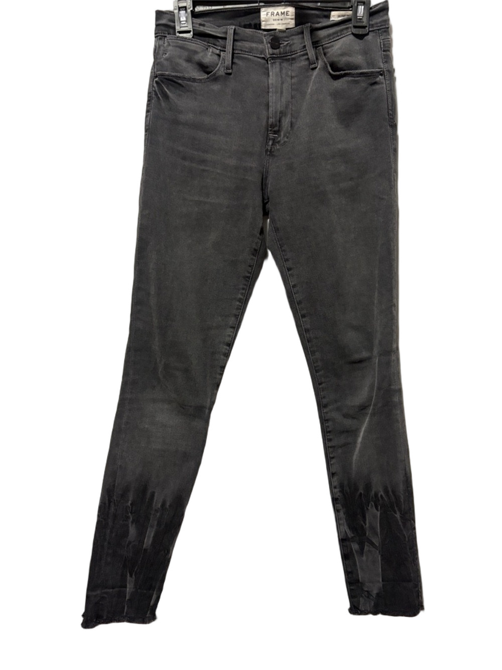 Frame Denim Women’s Skinny Jeans in Washed Black